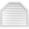 Ekena Millwork Octagonal Top Surface Mount PVC Gable Vent w/ 2"W x 2"P Brickmould Sill Frame, 34"W x 30"H GVPOT34X3003SN - alternate 1